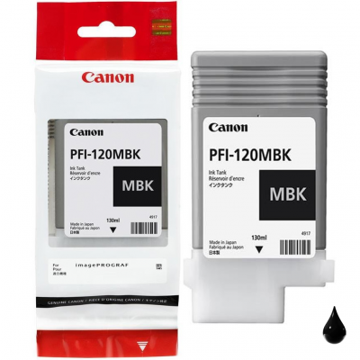 Cartuccia Canon PFI-120MBK 2884C001 Nero Matte originale